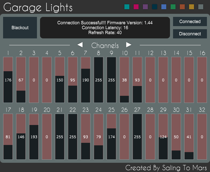 Garage Lights Screenshot